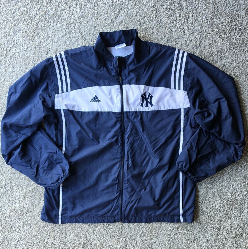 Vintage Adidas MLB New York Yankees Track Jacket - Men's XL - Windbreaker